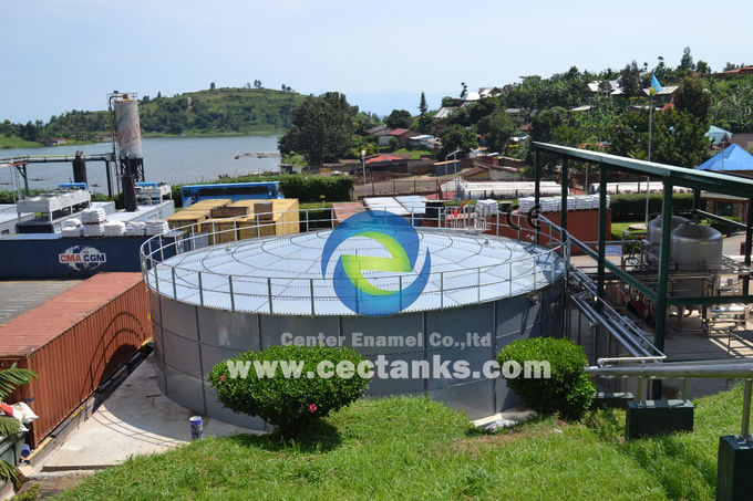 Réservoirs à membrane pour le stockage des liquides sur le toit pour l'eau de biogaz, les eaux usées et la digestion anaérobie 0